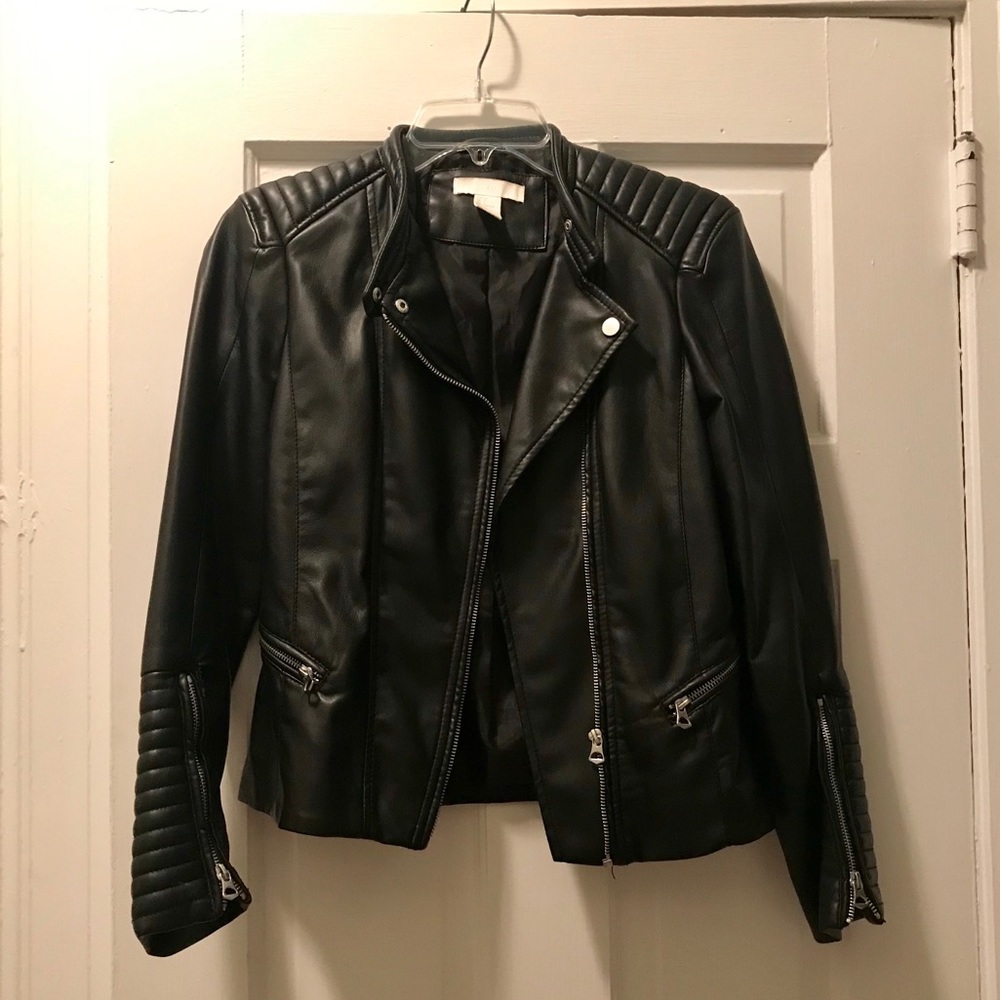 H&M Black Leather Jacket
